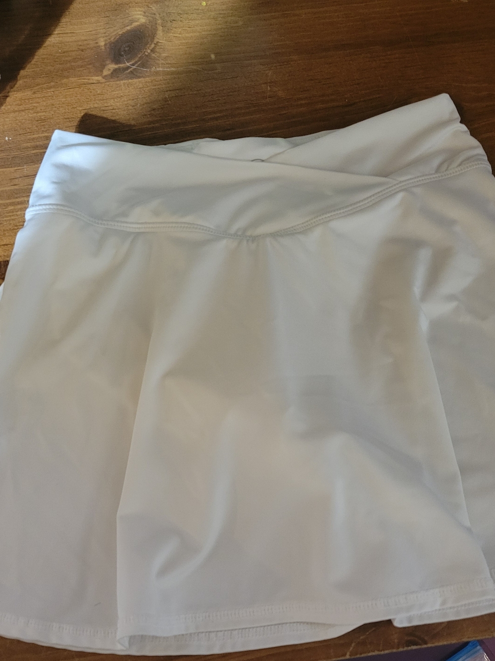 90 Degree By Reflex White Girls Summer Skort Size 12